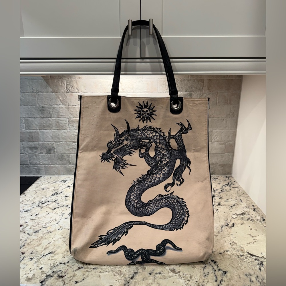 Jean Paul Gaultier EUC Rare Limited Edition Vintage Reversible Tote